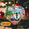 Memorial Conversation Still Talk About You, Personalized Heart Ornaments, Custom Memorial Gifts