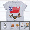 Pawtriotic, Personalized Shirt, Customized Gifts for Dog Lovers, Custom Tee