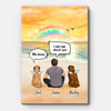 I Still Talk About You I Miss You, Personalized Custom Canvas, Custom Gift for Dog Lovers, Memorial Gift