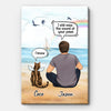 I Still Talk About You I Miss You, Personalized Custom Canvas, Custom Gift for Cat Lovers, Memorial Gift