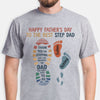 Happy Father's Day To The Best Step Dad, Personalized Shirt, Father's Day Gift