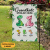 Grandkids Spoiled Here, Custom Flags, Personalized Decorative Garden Flags