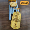 Through The Strongest Storms, Personalized Memorial Wind Chimes, Memorial Gifts