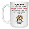 If We Could Talk We’d Bark, Personalized Accent Mug, Gift For Dog Lovers, Mother's Day Gifts