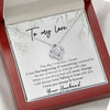 The Beginning Of Everything, Personalized Luxury Necklace, Message Card Jewelry, Gifts For Her