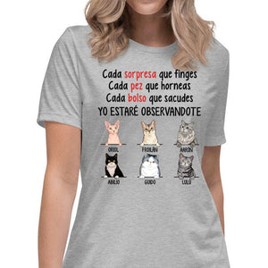 Every Fish You Bake, Spanish Espanol, Personalized Shirt, Gift for Cat Lovers