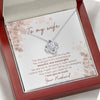 The Day You Stepped Into My Life, Personalized Luxury Necklace, Message Card Jewelry, Gift For Her