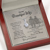 I Married You Because, Personalized Luxury Necklace, Message Card Jewelry, Gifts For Her
