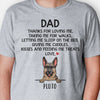 Thanks For Loving Me, Funny Dogs Personalized Shirt, Father's Day gift, Custom Gifts for Dog Lovers