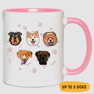 I Look Like I'm Listening To You, Customized Coffee Accent Mug, Personalized Gift for Dog Lovers