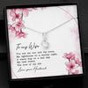 You Are My Sun And My Moon, Personalized Luxury Necklace, Message Card Jewelry, Gift For Her