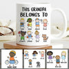 This Belongs to, Personalized Coffee Mug, Custom Family gift for Grandparents, Father's Day gift