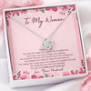 Thank You For, Personalized Luxury Necklace, Message Card Jewelry, Gifts For Her