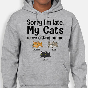 Late Cats, Personalized Custom Hoodie, Sweatshirt, T shirts Gift for Cat Lovers