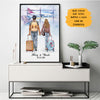 Anniversary Gift, Personalized Couple Gift, Travel Personalized Poster, Wedding Gift