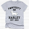 Pawperty Of Bichon Frise, Personalized Shirt, Custom Gifts For Dog Lovers
