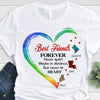 Never Apart Maybe In Distance But Never At Heart, Custom State, Personalized Long Distance Shirt
