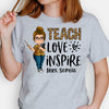 Teach Love Inspire, Personalized Back To School Shirt, Teacher Gift