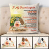 Personalized Gift To Daughter, Granddaughter Sunflower, Never Forget How Much I Love You, Custom Pillow