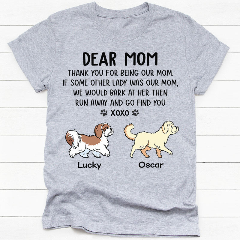 Personalized dog shirt, gift for dog lovers - Thank you for being our dad, custom t-shirt for dog lovers