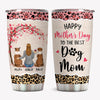 To The Best Dog Mom, Personalized Tumbler Cup, Custom Gift For Dog Lovers, Mother's Day Gifts