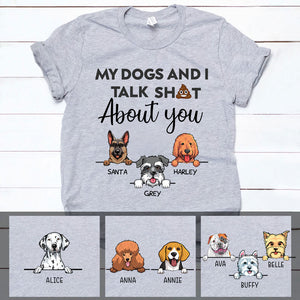 My Dogs And I, Custom T Shirt, Personalized Gifts for Dog Lovers