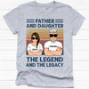 Custom Father and Daughter Quote, Personalized Shirt, Gifts for Father and Daughter