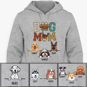 Dog Mom Vintage, Personalized Shirt, Gifts for Dog Lovers