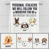 Personal Stalkers, Personalized Towels, Custom Gift for Dog Lovers