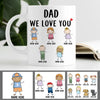 We Love You, Customized Titles, Personalized Coffee Mug, Funny Custom Family gift, Father's Day gift