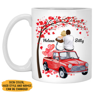 All Of Me Loves All Of You, Couple Car, Anniversary gifts, Personalized Mugs, Valentine's Day gift