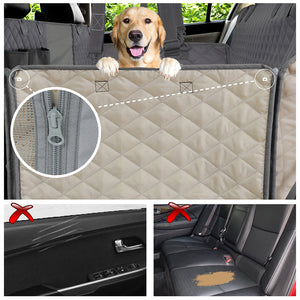 Pet Travel Car Seat Cover Waterproof Carrier Hammock Car Rear Back Seat Protector Mat Safety Carrier For Dogs, Pet Accessories