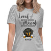 Loved Beyond Words, Custom Dog Memorial T Shirt, Personalized Gifts for Dog Lovers