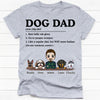Dog Dad Best Belly Rub Giver, Personalized Shirt, Custom Gifts For Dog Lovers