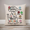 Happy Mother's Day Best Dog Mom, Personalized Pillows, Custom Gift for Dog Lovers