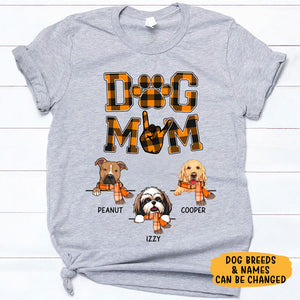 Dog Mom Autumn, Personalized Gift For Dog Mom, Custom Shirt For Dog Lovers, Personalized Gifts