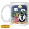 I'm Not A Widow I'm Wife To A Husband With Wings, Memorial Gift, Personalized Coffee Mug