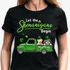 Let The Shenanigans Begin, Personalized Shirt, Gifts For Dog Lover, St. Patrick's Day Gifts
