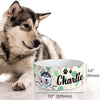 Personalized Custom Dog Bowls, Flamingo, Gift for Dog Lovers