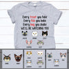 Every Treat You Fake, Custom Cat Face Shirt, Personalized Gifts for Cat Lovers