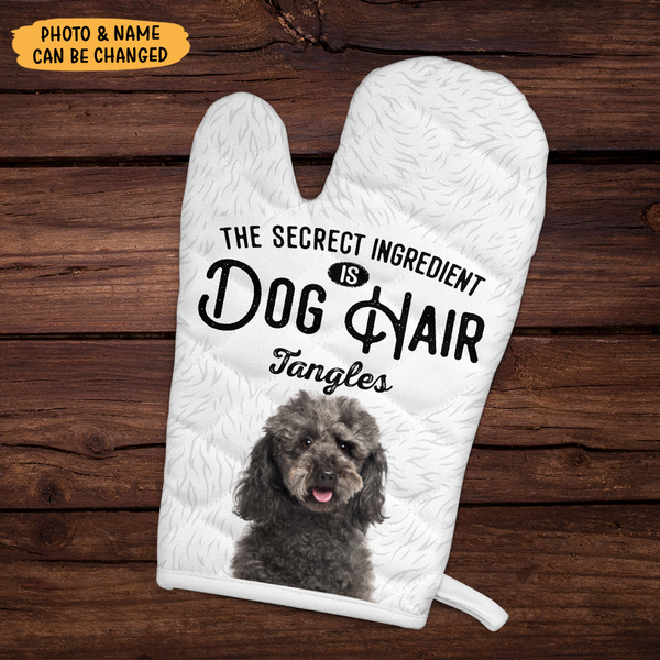 Secret Ingredient Cat Hair - Personalized Baking Oven Mitts & Pot