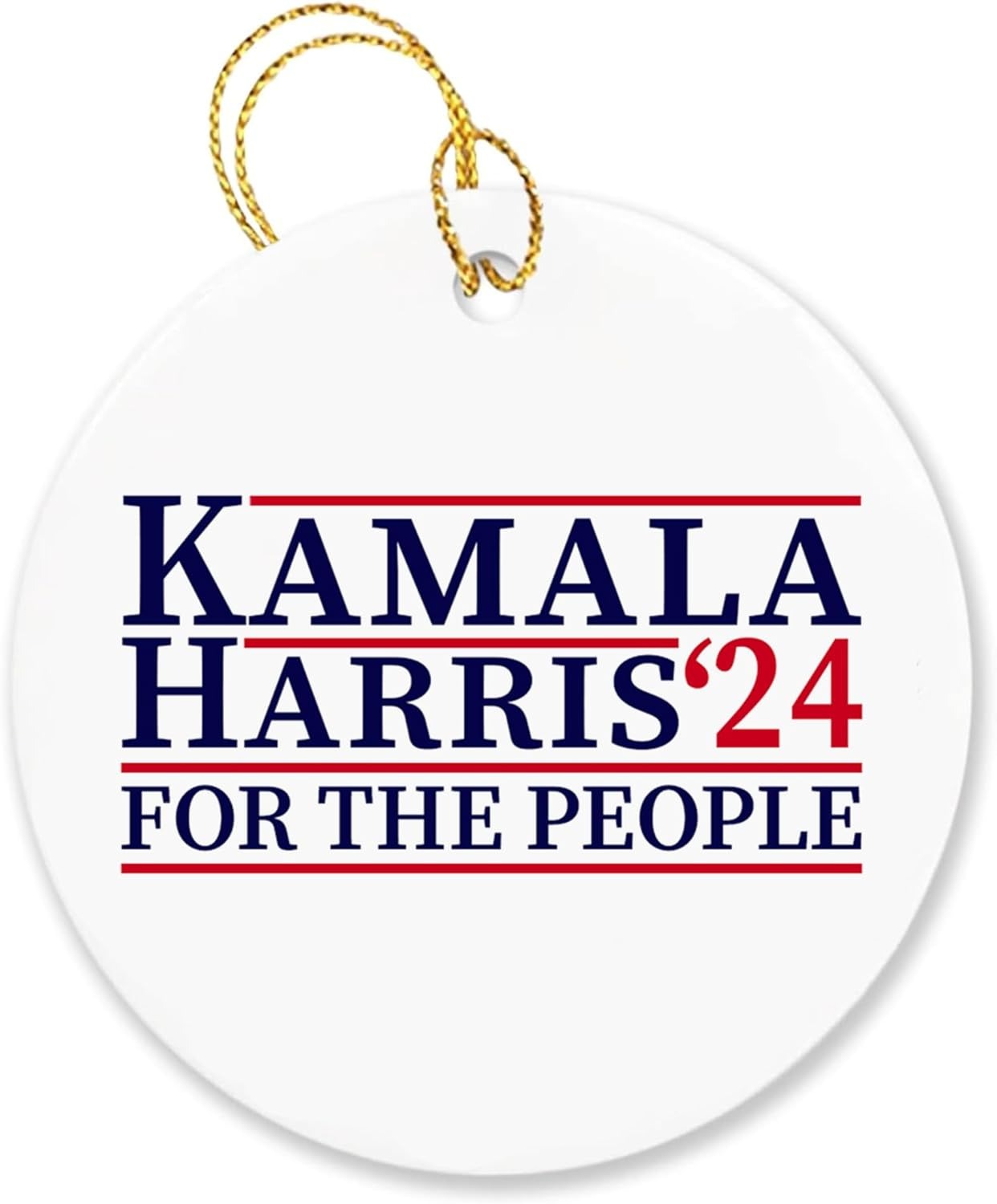 Kamala Harris Ornament 2024, Kamala Harris for The People Ornament, Kamala Ornaments, Election 2024