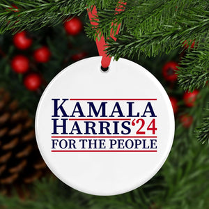 Kamala Harris Ornament 2024, Kamala Harris for The People Ornament, Kamala Ornaments, Election 2024