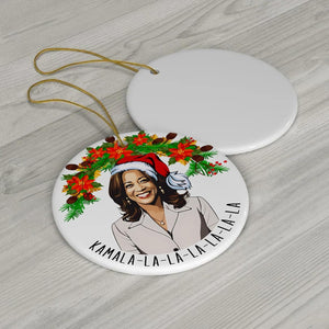 Kamala Harris Ornament 2024, Kamala-la-la-la-la-la Ornament, Kamala Ornaments, Election 2024