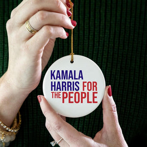 Kamala Harris 2024 for The People Ornament, Kamala Ornaments, Election 2024