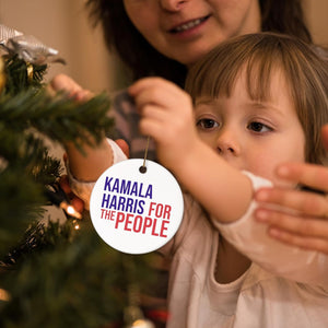 Kamala Harris 2024 for The People Ornament, Kamala Ornaments, Election 2024