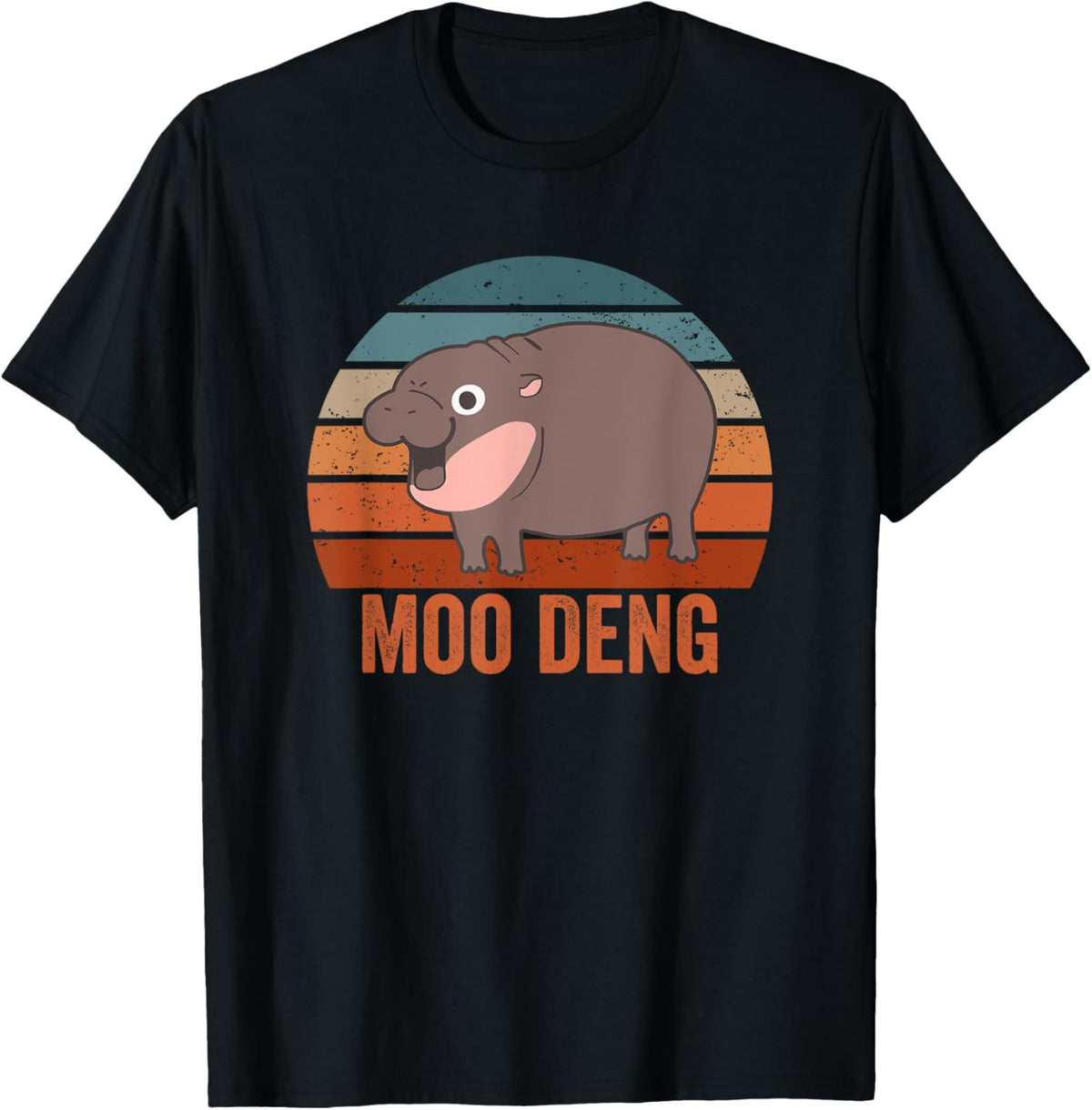Moo Deng Baby Hippo Zoo, Baby Hippo Vintage T-Shirt Bootleg Idea, Retro Vintage Bootleg Shirt, Gift For Your Loved One
