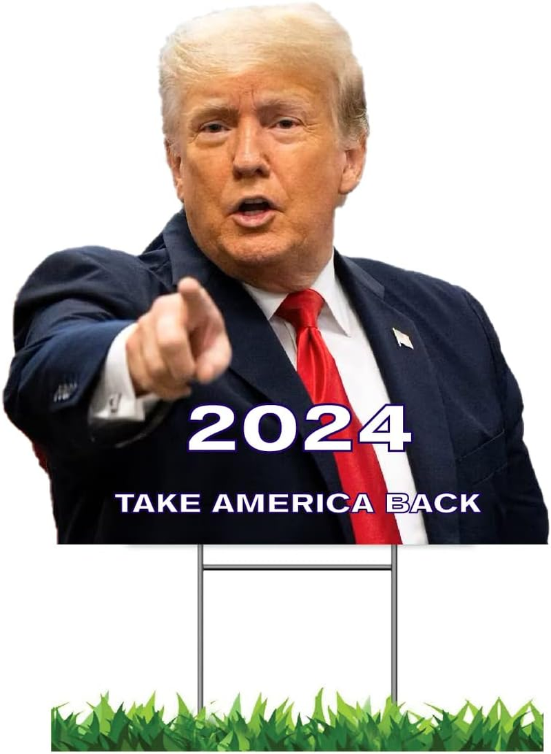 Trump Take America Back 2024 Yard Sign, Gift For Trump Fans