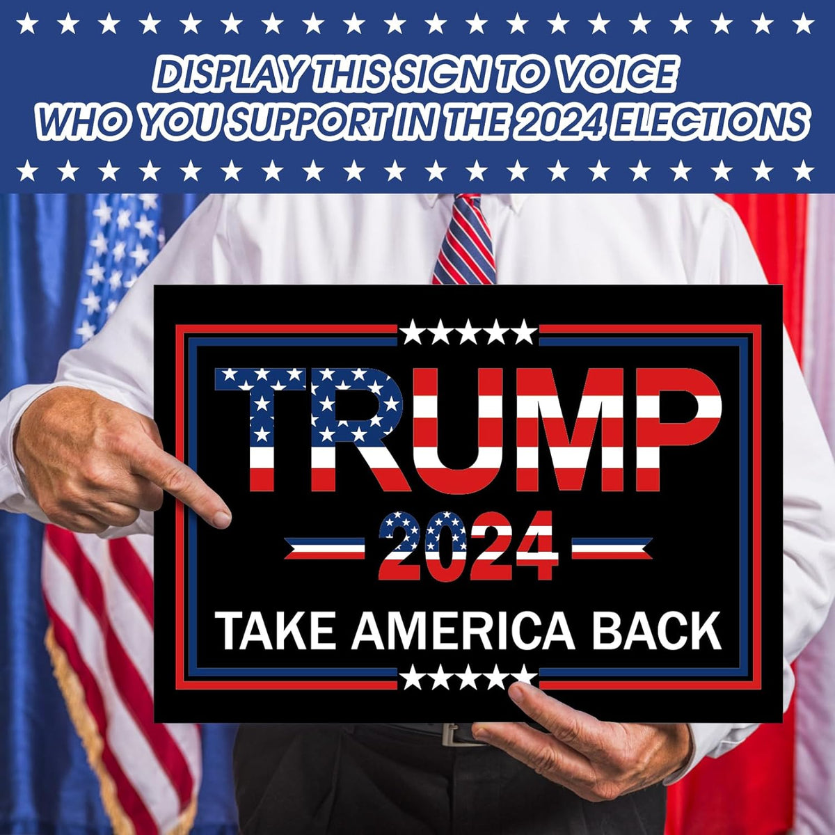 Trump Take America Back Yard Signs