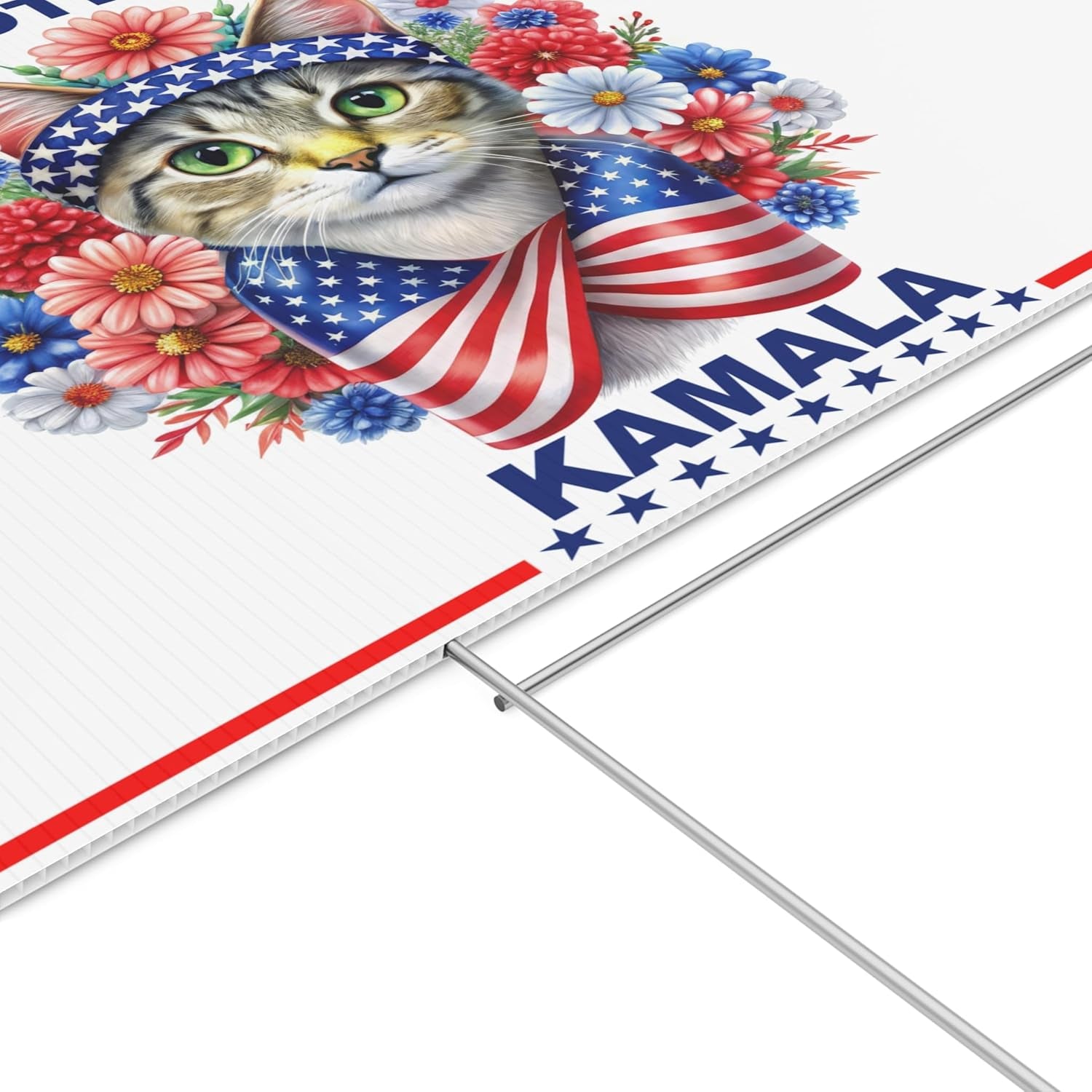 Childless Cat Ladies Yard Signs, Coroplast Kamala Harris Yard Sign, Election 2024